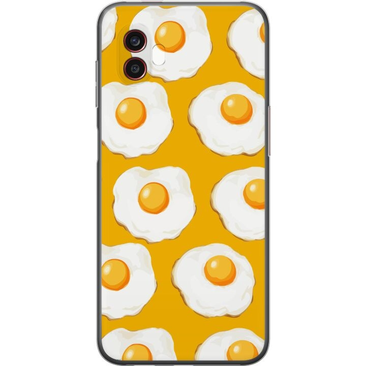 Mobile case for Samsung Galaxy Xcover6 Pro with Fried egg design in the group SMARTPHONE & TABLETS / Phone cases / Samsung at TP E-commerce Nordic AB (A63469)