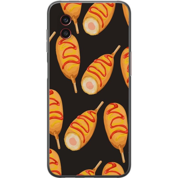 Mobile case for Samsung Galaxy Xcover6 Pro with Chicken drumstick design in the group SMARTPHONE & TABLETS / Phone cases / Samsung at TP E-commerce Nordic AB (A63476)