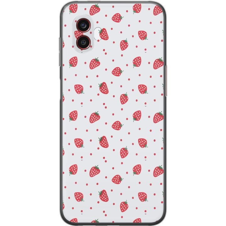 Mobile case for Samsung Galaxy Xcover6 Pro with Strawberries design in the group SMARTPHONE & TABLETS / Phone cases / Samsung at TP E-commerce Nordic AB (A63484)