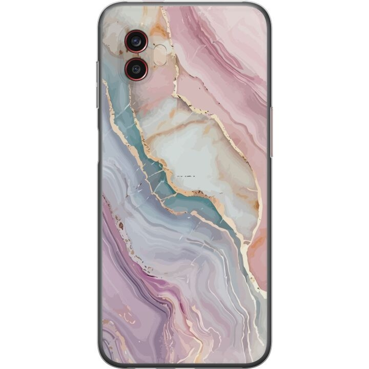 Mobile case for Samsung Galaxy Xcover6 Pro with Marble design in the group SMARTPHONE & TABLETS / Phone cases / Samsung at TP E-commerce Nordic AB (A63489)