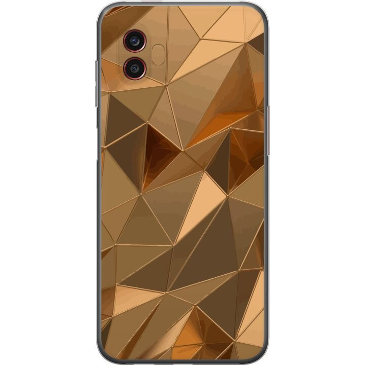 Mobile case for Samsung Galaxy Xcover6 Pro with 3D Gold design in the group SMARTPHONE & TABLETS / Phone cases / Samsung at TP E-commerce Nordic AB (A63491)