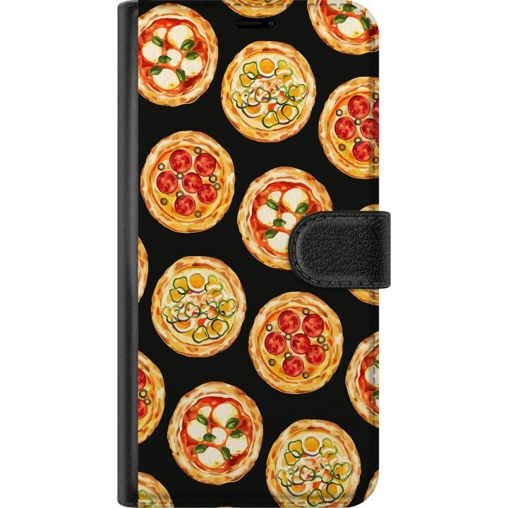 Wallet case for Samsung Galaxy Xcover7 with Pizza design in the group SMARTPHONE & TABLETS / Phone cases / Samsung at TP E-commerce Nordic AB (A63507)