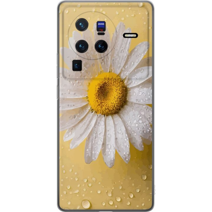 Mobile case for vivo X80 Pro with Porslinsblomma design in the group SMARTPHONE & TABLETS / Phone cases / vivo at TP E-commerce Nordic AB (A63683)