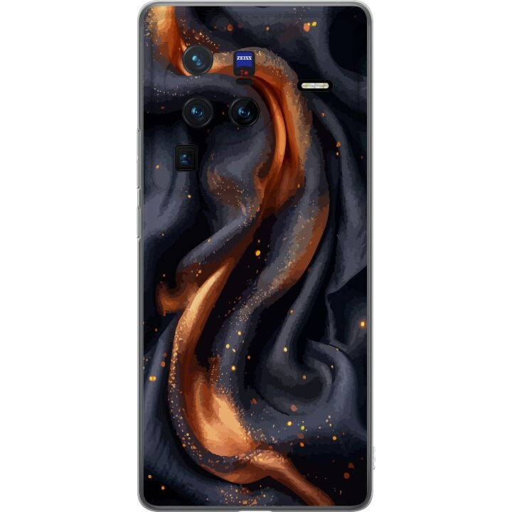 Mobile case for vivo X80 Pro with Fiery silk design in the group SMARTPHONE & TABLETS / Phone cases / vivo at TP E-commerce Nordic AB (A63684)