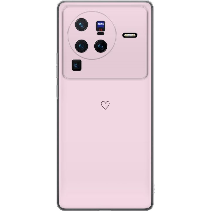 Mobile case for vivo X80 Pro with Heart design in the group SMARTPHONE & TABLETS / Phone cases / vivo at TP E-commerce Nordic AB (A63702)