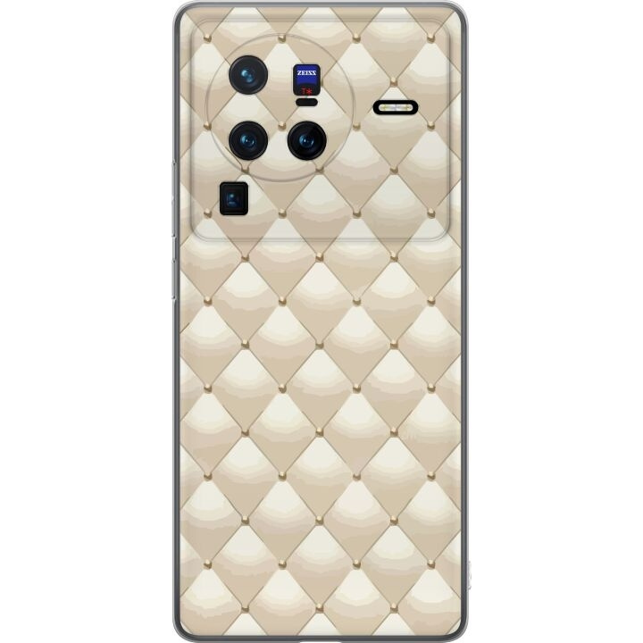 Mobile case for vivo X80 Pro with Gold shine design in the group SMARTPHONE & TABLETS / Phone cases / vivo at TP E-commerce Nordic AB (A63709)