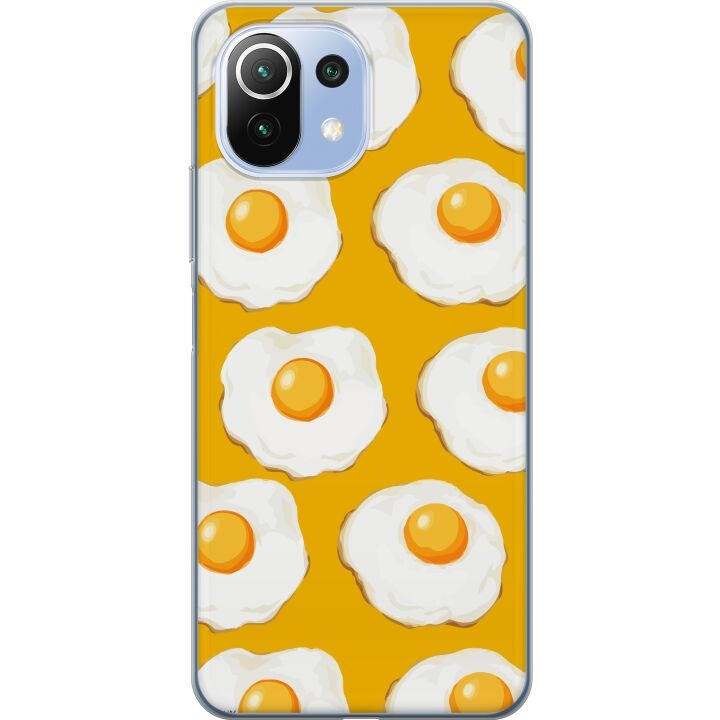 Mobile case for Xiaomi 11 Lite 5G NE with Fried egg design in the group SMARTPHONE & TABLETS / Phone cases / Xiaomi at TP E-commerce Nordic AB (A63712)