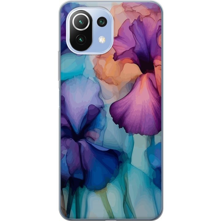 Mobile case for Xiaomi 11 Lite 5G NE with Magical flowers design in the group SMARTPHONE & TABLETS / Phone cases / Xiaomi at TP E-commerce Nordic AB (A63713)