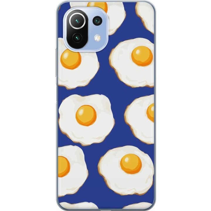 Mobile case for Xiaomi 11 Lite 5G NE with Fried eggs design in the group SMARTPHONE & TABLETS / Phone cases / Xiaomi at TP E-commerce Nordic AB (A63716)