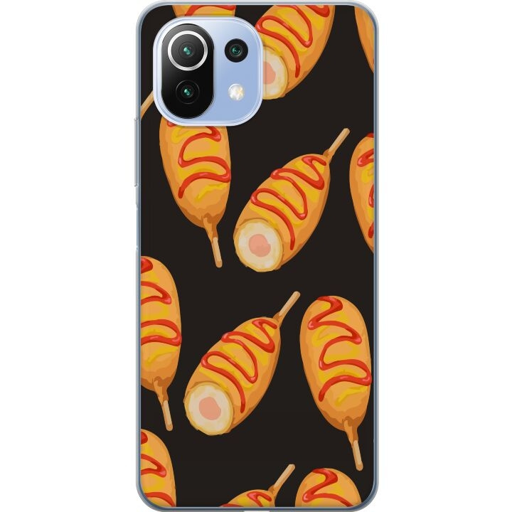 Mobile case for Xiaomi 11 Lite 5G NE with Chicken drumstick design in the group SMARTPHONE & TABLETS / Phone cases / Xiaomi at TP E-commerce Nordic AB (A63719)