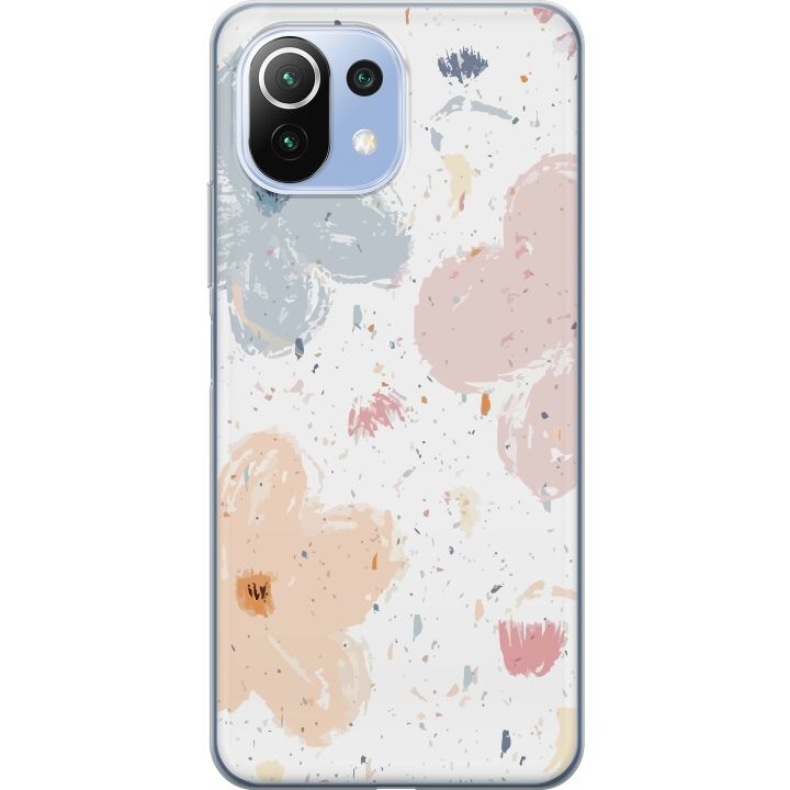 Mobile case for Xiaomi 11 Lite 5G NE with Flowers design in the group SMARTPHONE & TABLETS / Phone cases / Xiaomi at TP E-commerce Nordic AB (A63722)