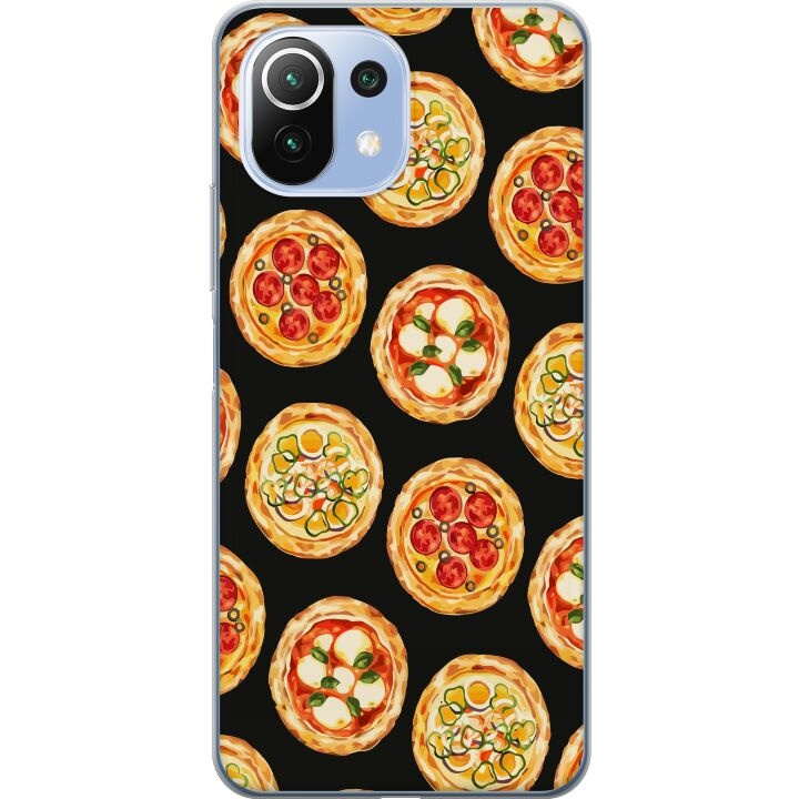 Mobile case for Xiaomi 11 Lite 5G NE with Pizza design in the group SMARTPHONE & TABLETS / Phone cases / Xiaomi at TP E-commerce Nordic AB (A63723)