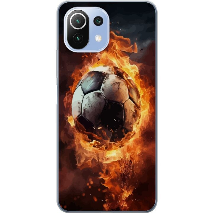 Mobile case for Xiaomi 11 Lite 5G NE with Football design in the group SMARTPHONE & TABLETS / Phone cases / Xiaomi at TP E-commerce Nordic AB (A63731)