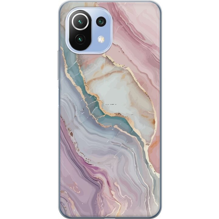 Mobile case for Xiaomi 11 Lite 5G NE with Marble design in the group SMARTPHONE & TABLETS / Phone cases / Xiaomi at TP E-commerce Nordic AB (A63732)