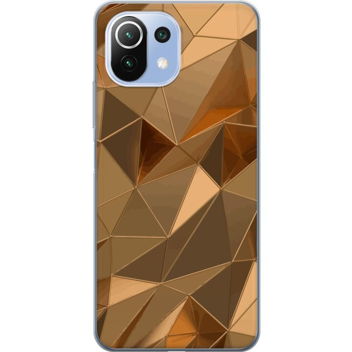 Mobile case for Xiaomi 11 Lite 5G NE with 3D Gold design in the group SMARTPHONE & TABLETS / Phone cases / Xiaomi at TP E-commerce Nordic AB (A63734)