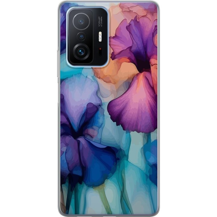 Mobile case for Xiaomi 11T with Magical flowers design in the group SMARTPHONE & TABLETS / Phone cases / Xiaomi at TP E-commerce Nordic AB (A63767)