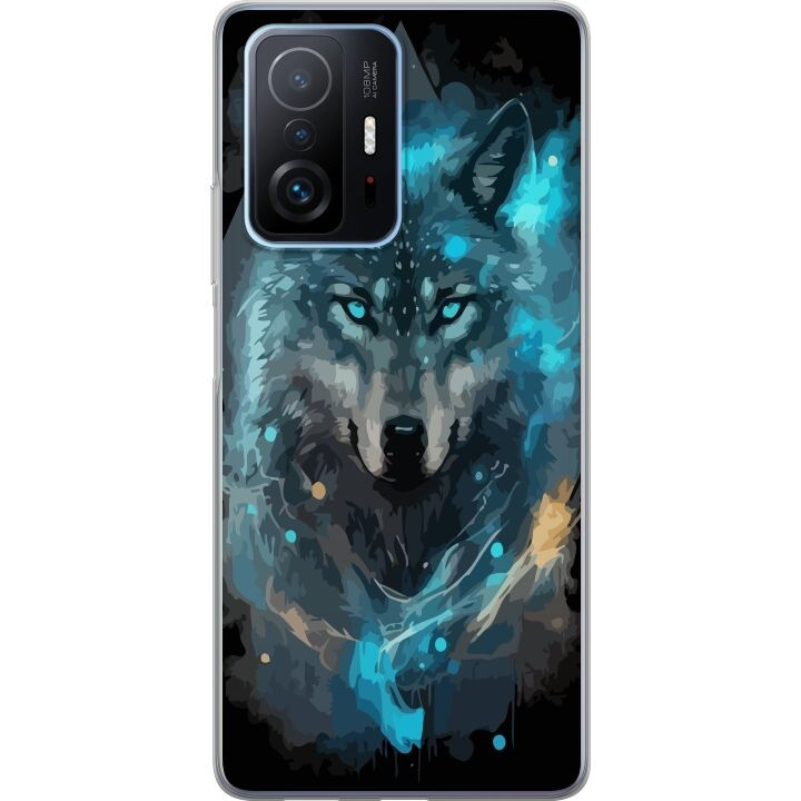 Mobile case for Xiaomi 11T with Wolf design in the group SMARTPHONE & TABLETS / Phone cases / Xiaomi at TP E-commerce Nordic AB (A63769)