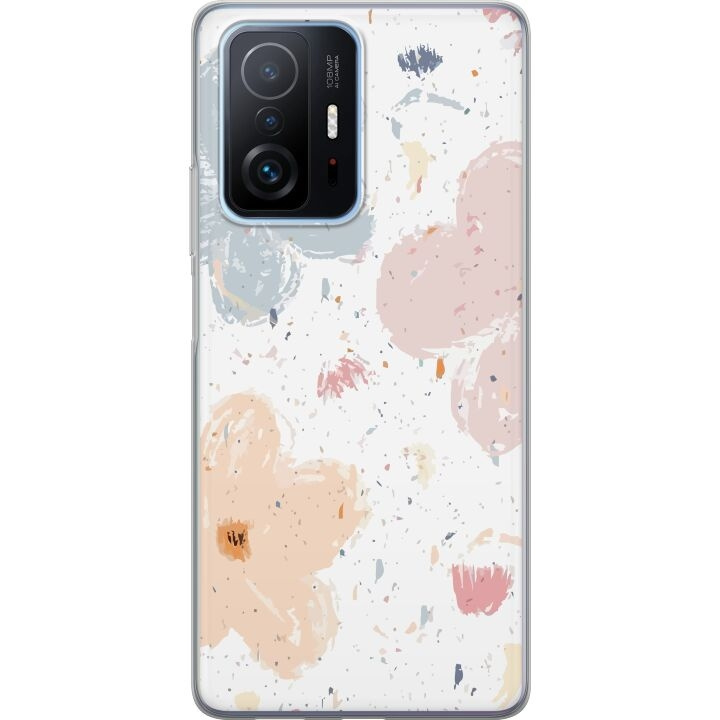 Mobile case for Xiaomi 11T with Flowers design in the group SMARTPHONE & TABLETS / Phone cases / Xiaomi at TP E-commerce Nordic AB (A63776)