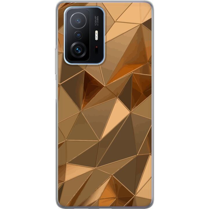 Mobile case for Xiaomi 11T with 3D Gold design in the group SMARTPHONE & TABLETS / Phone cases / Xiaomi at TP E-commerce Nordic AB (A63788)