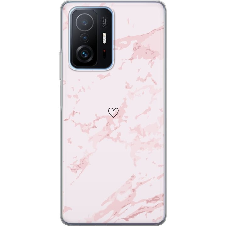 Mobile case for Xiaomi 11T Pro with Pink Heart design in the group SMARTPHONE & TABLETS / Phone cases / Xiaomi at TP E-commerce Nordic AB (A63814)