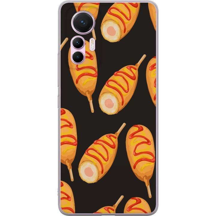 Mobile case for Xiaomi 12 Lite with Chicken drumstick design in the group SMARTPHONE & TABLETS / Phone cases / Xiaomi at TP E-commerce Nordic AB (A63881)