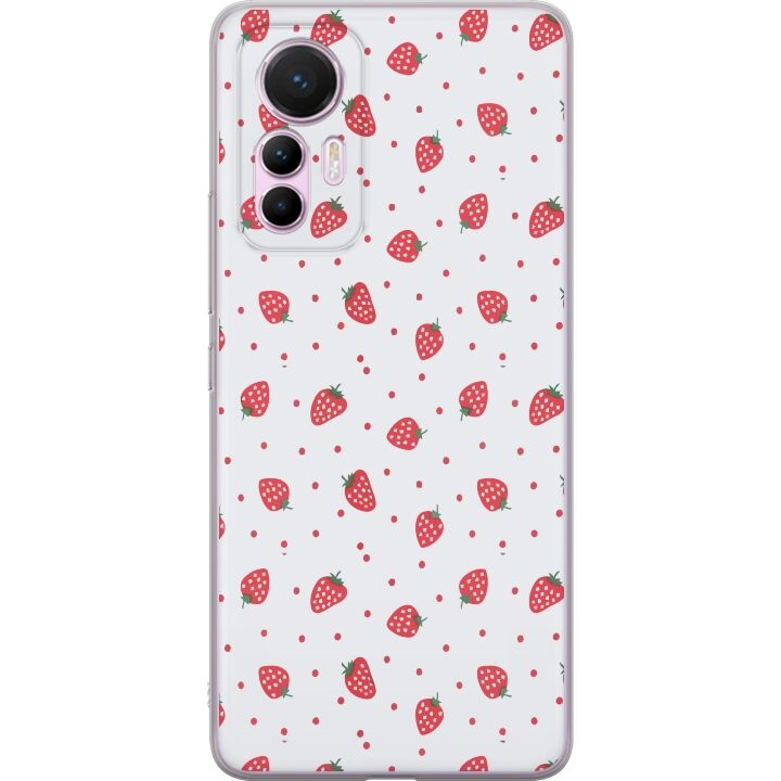 Mobile case for Xiaomi 12 Lite with Strawberries design in the group SMARTPHONE & TABLETS / Phone cases / Xiaomi at TP E-commerce Nordic AB (A63889)