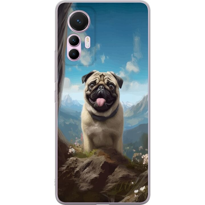 Mobile case for Xiaomi 12 Lite with Happy Dog design in the group SMARTPHONE & TABLETS / Phone cases / Xiaomi at TP E-commerce Nordic AB (A63890)