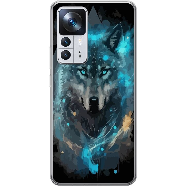 Mobile case for Xiaomi 12T with Wolf design in the group SMARTPHONE & TABLETS / Phone cases / Xiaomi at TP E-commerce Nordic AB (A63985)