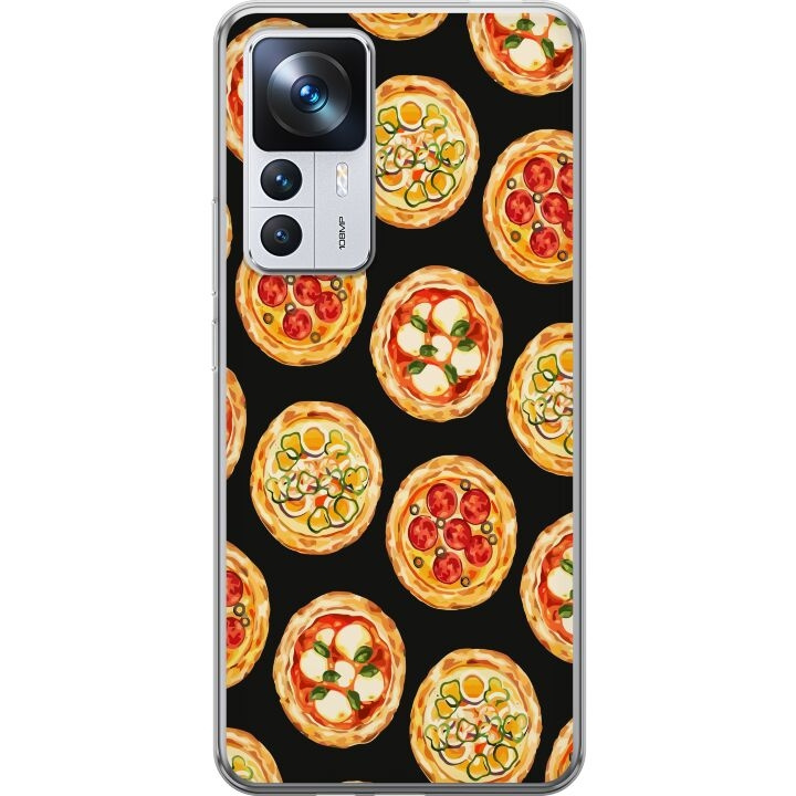 Mobile case for Xiaomi 12T with Pizza design in the group SMARTPHONE & TABLETS / Phone cases / Xiaomi at TP E-commerce Nordic AB (A63993)