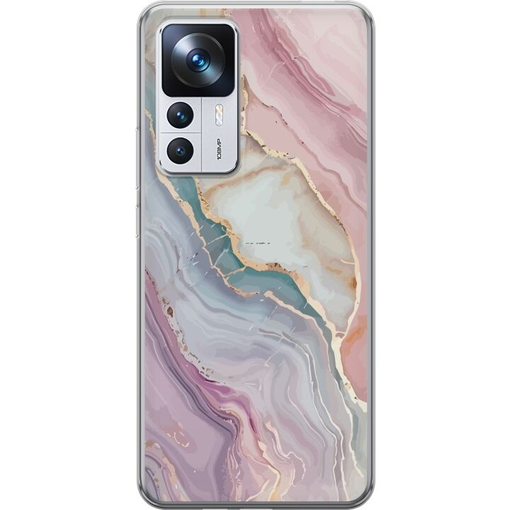 Mobile case for Xiaomi 12T with Marble design in the group SMARTPHONE & TABLETS / Phone cases / Xiaomi at TP E-commerce Nordic AB (A64002)