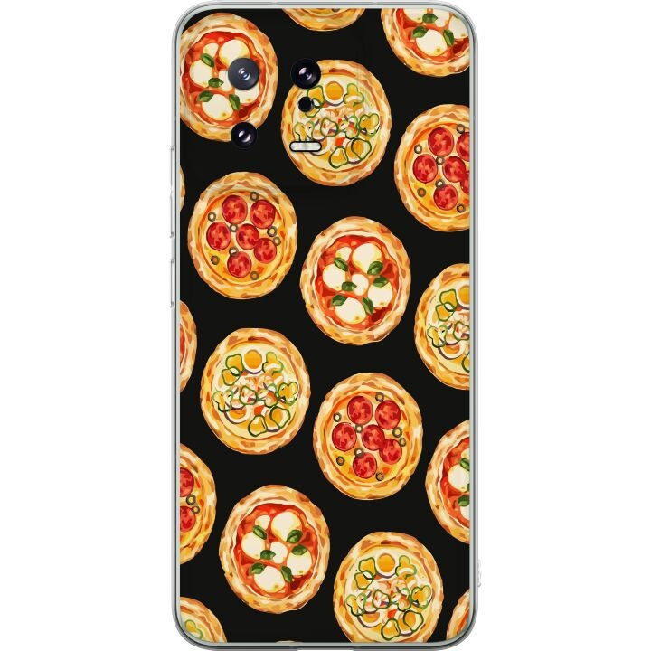 Mobile case for Xiaomi 13 with Pizza design in the group SMARTPHONE & TABLETS / Phone cases / Xiaomi at TP E-commerce Nordic AB (A64101)