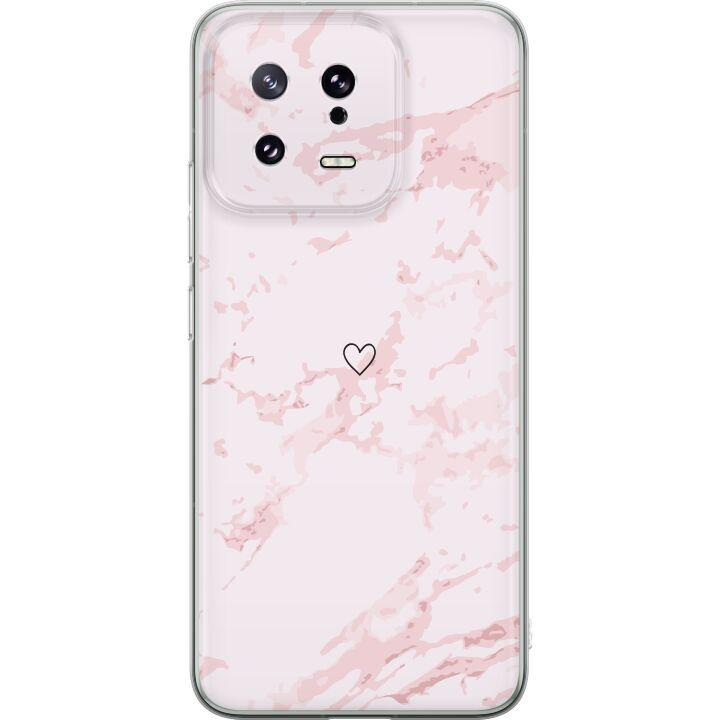 Mobile case for Xiaomi 13 with Pink Heart design in the group SMARTPHONE & TABLETS / Phone cases / Xiaomi at TP E-commerce Nordic AB (A64111)