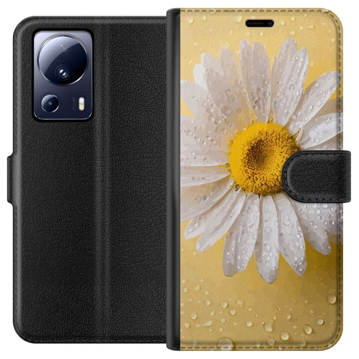 Wallet case for Xiaomi 13 Lite with Porslinsblomma design in the group SMARTPHONE & TABLETS / Phone cases / Xiaomi at TP E-commerce Nordic AB (A64115)