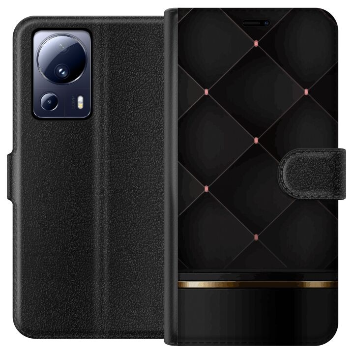 Wallet case for Xiaomi 13 Lite with Luxury line design in the group SMARTPHONE & TABLETS / Phone cases / Xiaomi at TP E-commerce Nordic AB (A64130)