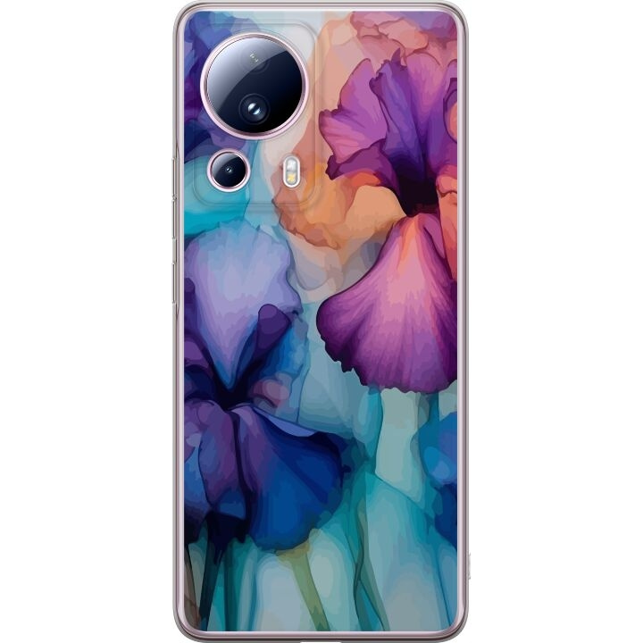 Mobile case for Xiaomi 13 Lite with Magical flowers design in the group SMARTPHONE & TABLETS / Phone cases / Xiaomi at TP E-commerce Nordic AB (A64145)