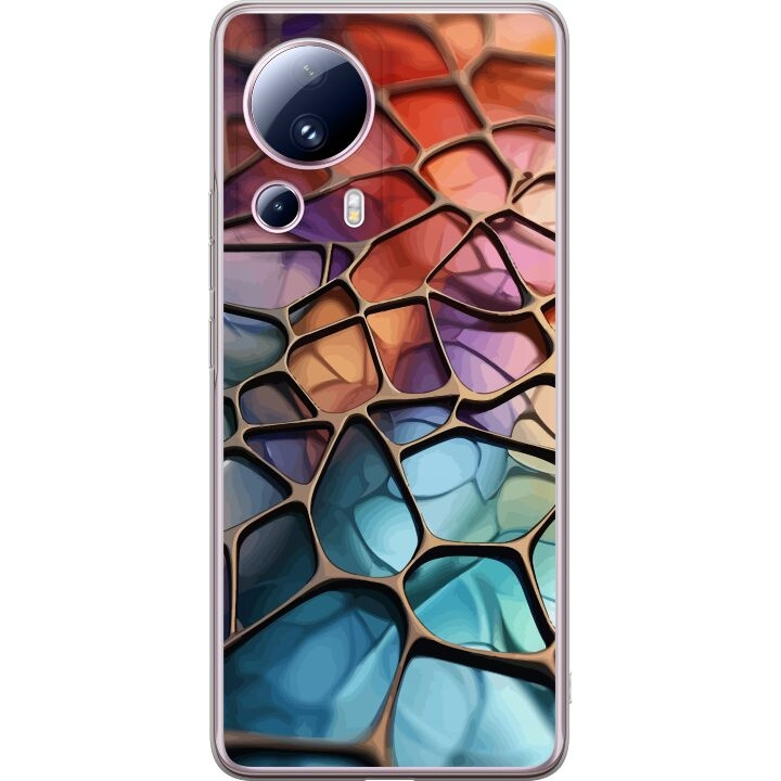 Mobile case for Xiaomi 13 Lite with Metallic pattern design in the group SMARTPHONE & TABLETS / Phone cases / Xiaomi at TP E-commerce Nordic AB (A64152)