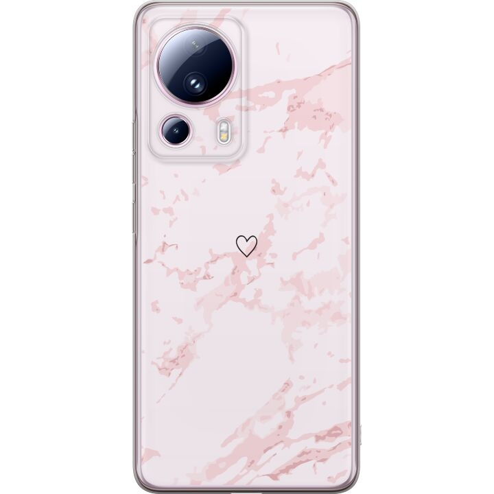 Mobile case for Xiaomi 13 Lite with Pink Heart design in the group SMARTPHONE & TABLETS / Phone cases / Xiaomi at TP E-commerce Nordic AB (A64165)