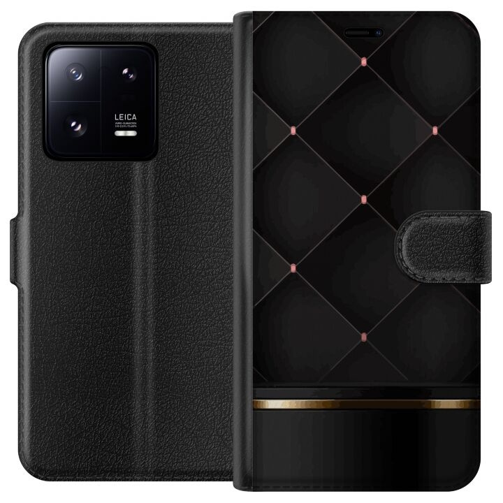 Wallet case for Xiaomi 13 Pro with Luxury line design in the group SMARTPHONE & TABLETS / Phone cases / Xiaomi at TP E-commerce Nordic AB (A64184)