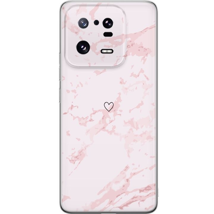 Mobile case for Xiaomi 13 Pro with Pink Heart design in the group SMARTPHONE & TABLETS / Phone cases / Xiaomi at TP E-commerce Nordic AB (A64219)