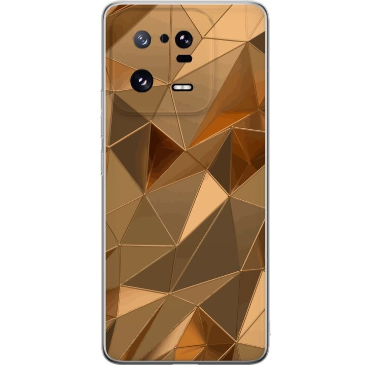 Mobile case for Xiaomi 13 Pro with 3D Gold design in the group SMARTPHONE & TABLETS / Phone cases / Xiaomi at TP E-commerce Nordic AB (A64220)