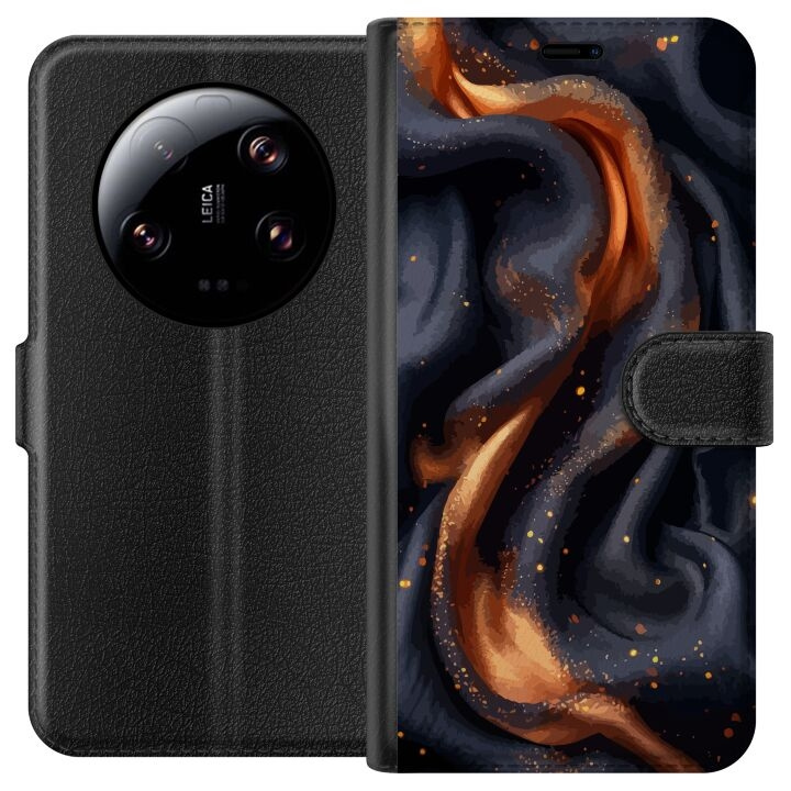 Wallet case for Xiaomi 13 Ultra with Fiery silk design in the group SMARTPHONE & TABLETS / Phone cases / Xiaomi at TP E-commerce Nordic AB (A64278)