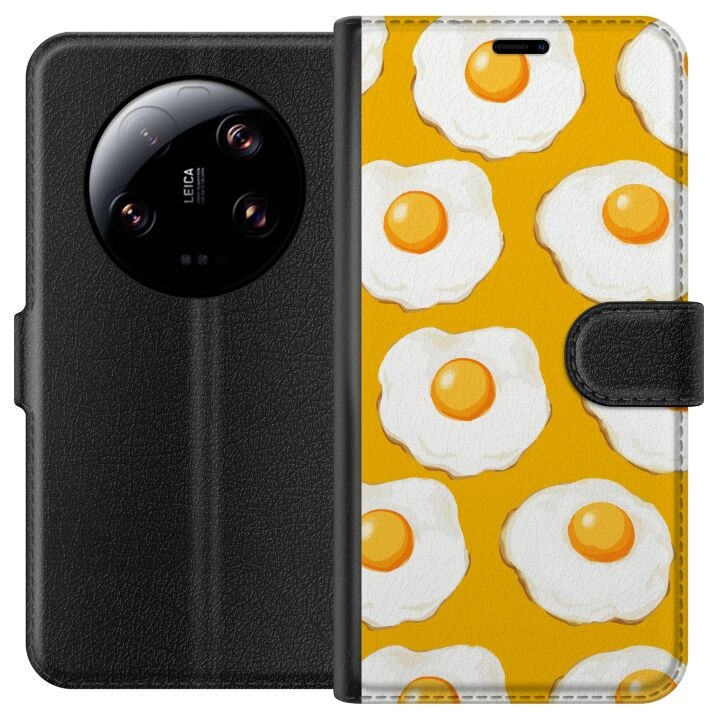 Wallet case for Xiaomi 13 Ultra with Fried egg design in the group SMARTPHONE & TABLETS / Phone cases / Xiaomi at TP E-commerce Nordic AB (A64279)