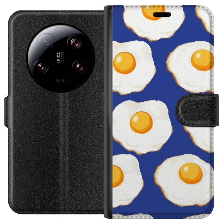 Wallet case for Xiaomi 13 Ultra with Fried eggs design in the group SMARTPHONE & TABLETS / Phone cases / Xiaomi at TP E-commerce Nordic AB (A64283)