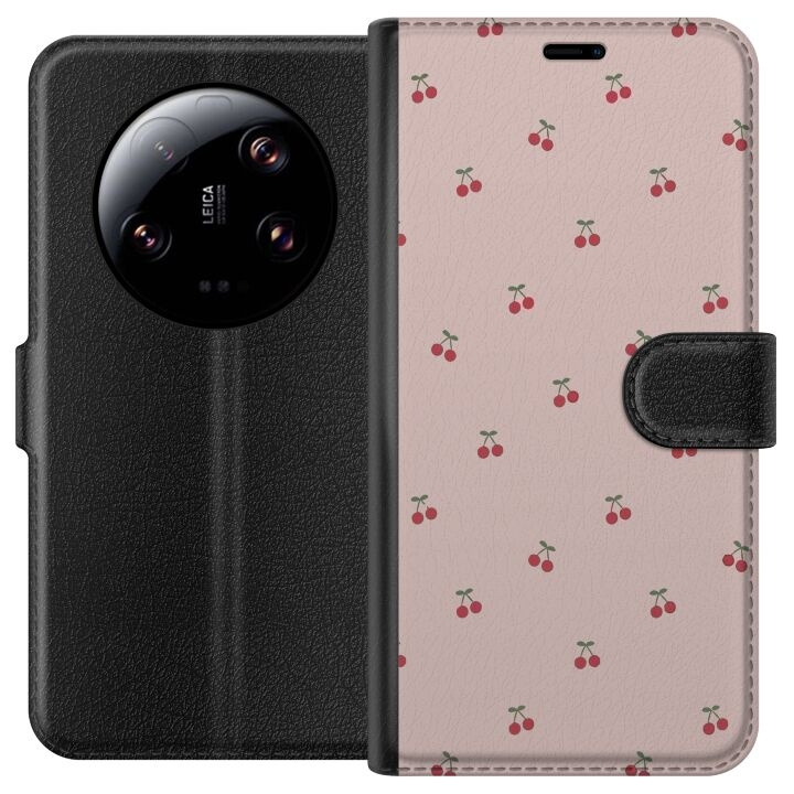 Wallet case for Xiaomi 13 Ultra with Cherry design in the group SMARTPHONE & TABLETS / Phone cases / Xiaomi at TP E-commerce Nordic AB (A64284)