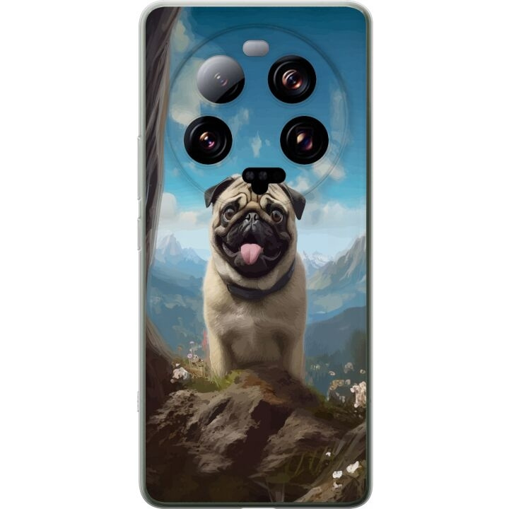 Mobile case for Xiaomi 13 Ultra with Happy Dog design in the group SMARTPHONE & TABLETS / Phone cases / Xiaomi at TP E-commerce Nordic AB (A64322)