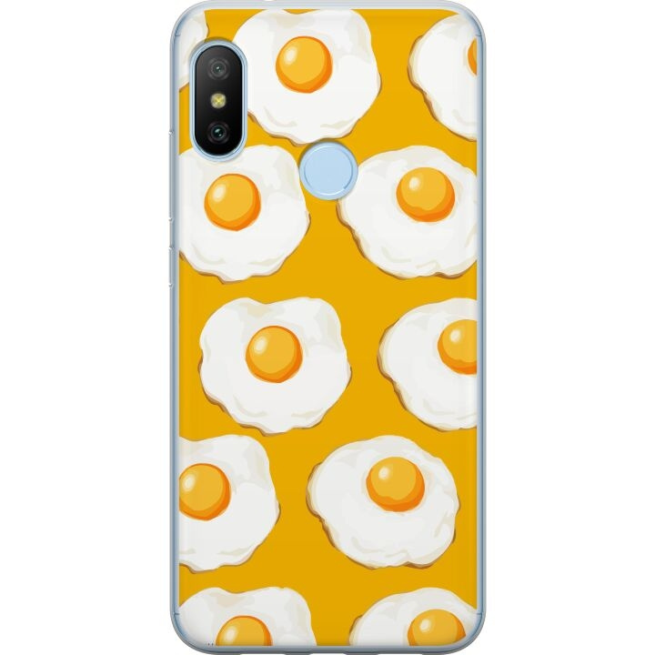 Mobile case for Xiaomi Mi A2 Lite with Fried egg design in the group SMARTPHONE & TABLETS / Phone cases / Xiaomi at TP E-commerce Nordic AB (A64414)