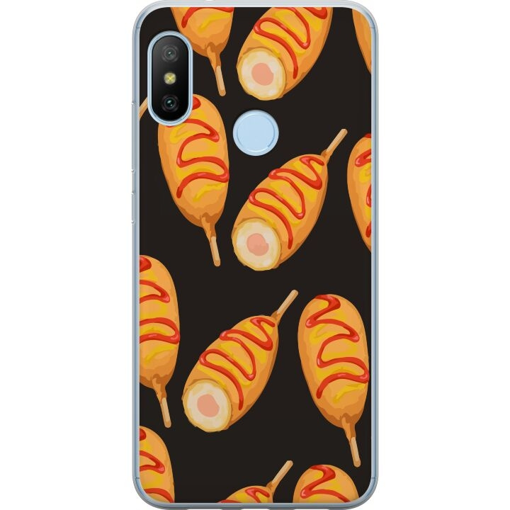 Mobile case for Xiaomi Mi A2 Lite with Chicken drumstick design in the group SMARTPHONE & TABLETS / Phone cases / Xiaomi at TP E-commerce Nordic AB (A64421)