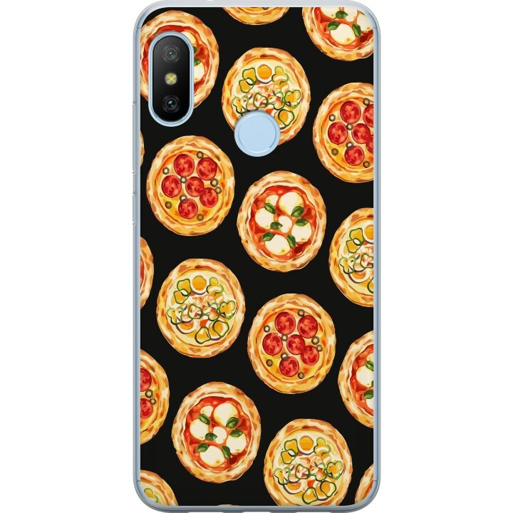 Mobile case for Xiaomi Mi A2 Lite with Pizza design in the group SMARTPHONE & TABLETS / Phone cases / Xiaomi at TP E-commerce Nordic AB (A64425)