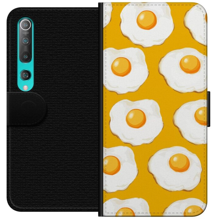 Wallet case for Xiaomi Mi 10 5G with Fried egg design in the group SMARTPHONE & TABLETS / Phone cases / Xiaomi at TP E-commerce Nordic AB (A64441)