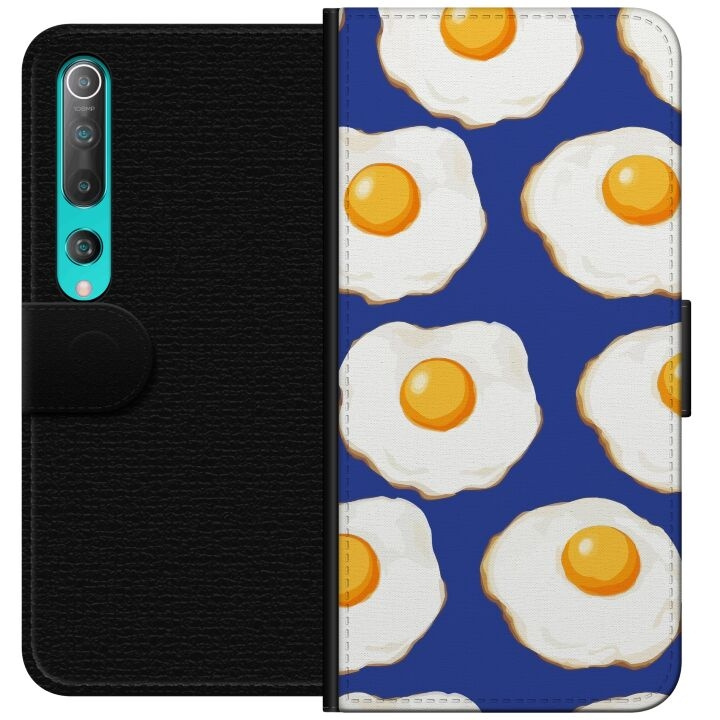 Wallet case for Xiaomi Mi 10 5G with Fried eggs design in the group SMARTPHONE & TABLETS / Phone cases / Xiaomi at TP E-commerce Nordic AB (A64445)